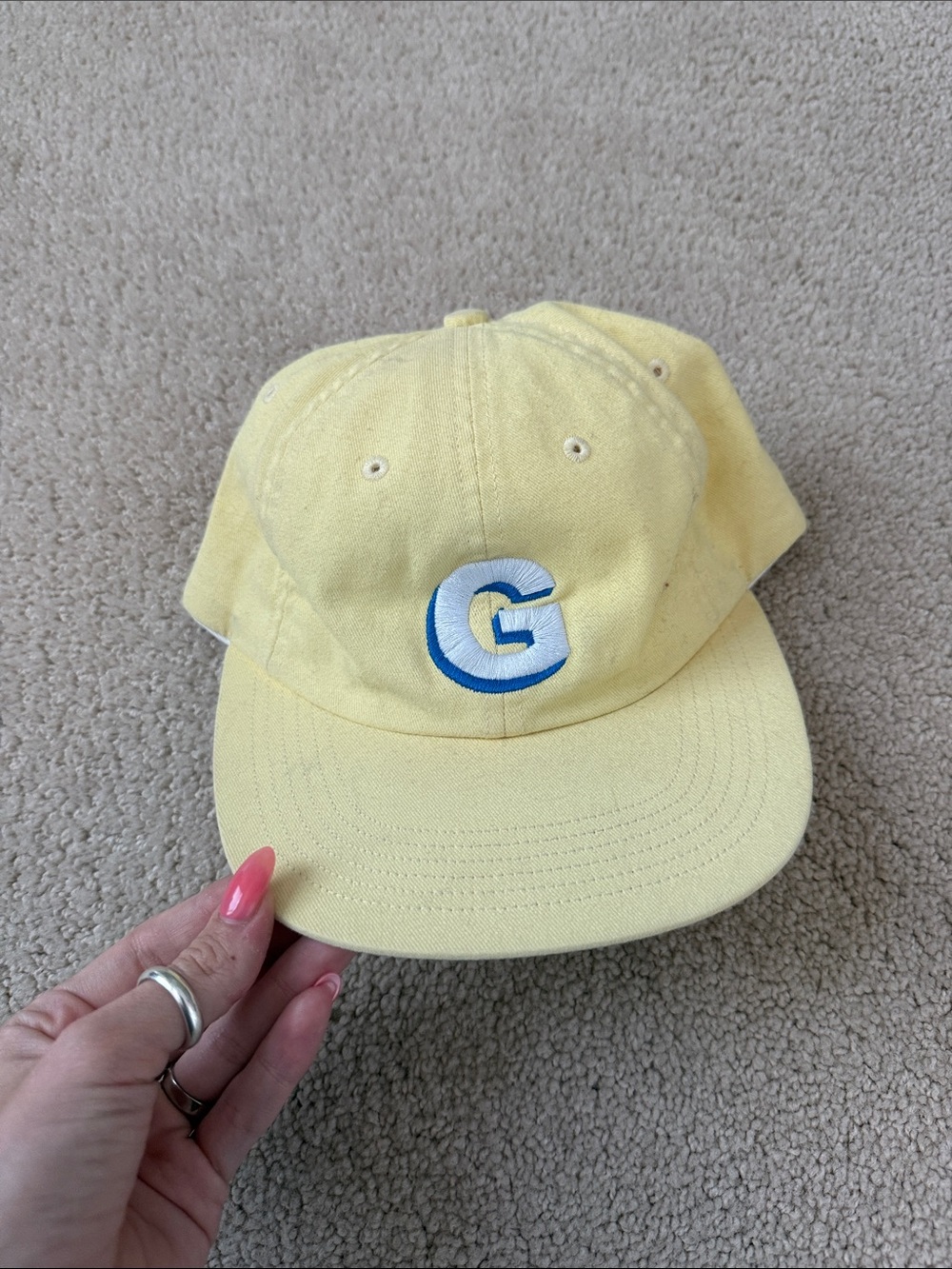 Golf wang pastel yellow flat brim